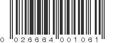 UPC 026664001061