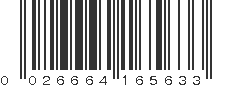 UPC 026664165633