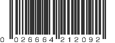 UPC 026664212092