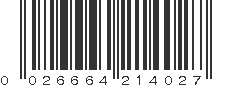 UPC 026664214027