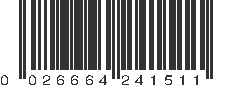 UPC 026664241511