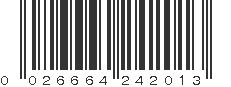 UPC 026664242013