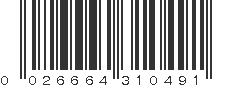 UPC 026664310491