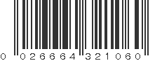 UPC 026664321060