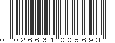 UPC 026664338693