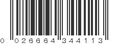 UPC 026664344113