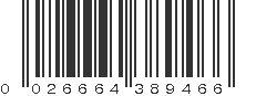 UPC 026664389466