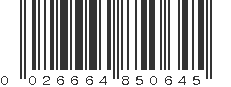 UPC 026664850645