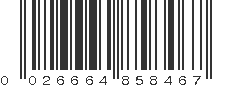 UPC 026664858467