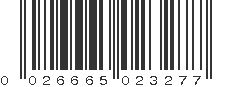 UPC 026665023277