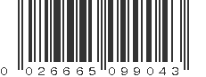 UPC 026665099043