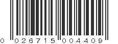 UPC 026715004409