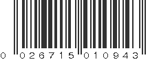 UPC 026715010943