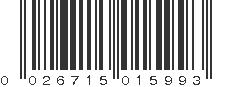 UPC 026715015993