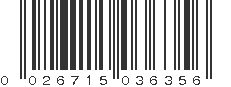 UPC 026715036356