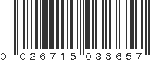 UPC 026715038657