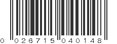 UPC 026715040148