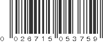 UPC 026715053759