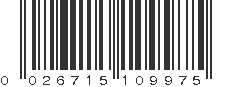 UPC 026715109975