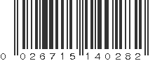 UPC 026715140282