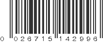 UPC 026715142996