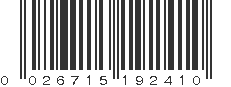 UPC 026715192410