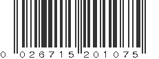 UPC 026715201075