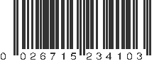 UPC 026715234103