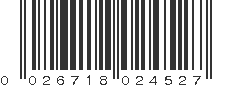 UPC 026718024527