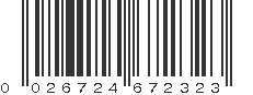 UPC 026724672323