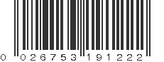 UPC 026753191222