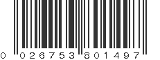 UPC 026753801497