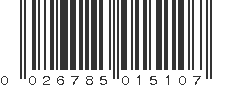 UPC 026785015107