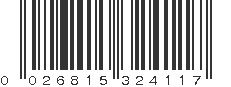 UPC 026815324117