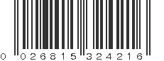 UPC 026815324216