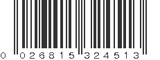 UPC 026815324513