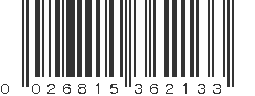 UPC 026815362133