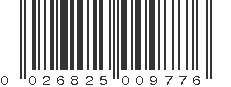 UPC 026825009776