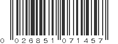 UPC 026851071457