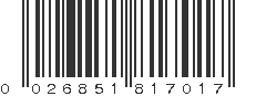 UPC 026851817017