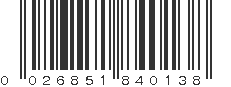 UPC 026851840138