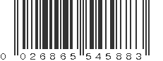 UPC 026865545883