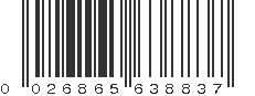 UPC 026865638837