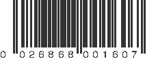 UPC 026868001607