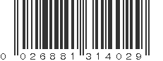 UPC 026881314029