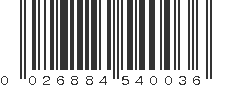 UPC 026884540036