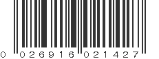 UPC 026916021427