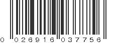 UPC 026916037756