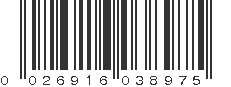 UPC 026916038975