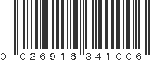 UPC 026916341006